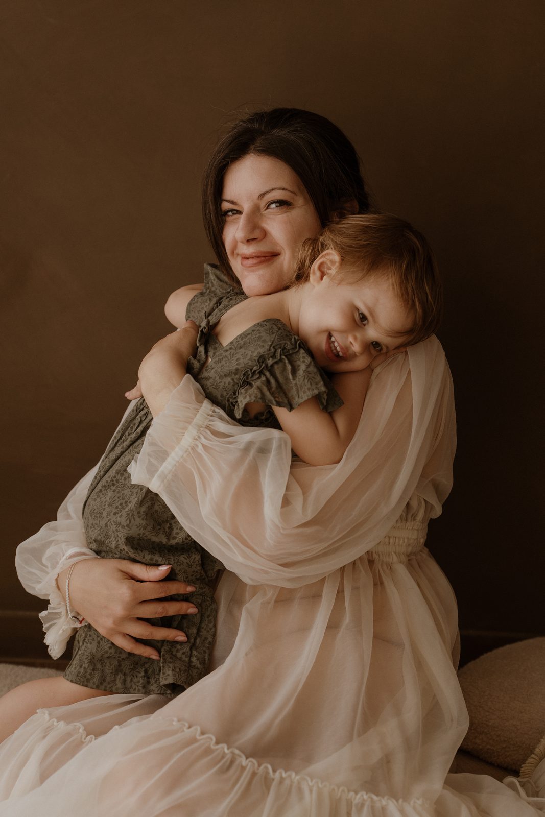 Iliyana Zheleva with her daughter Isabella